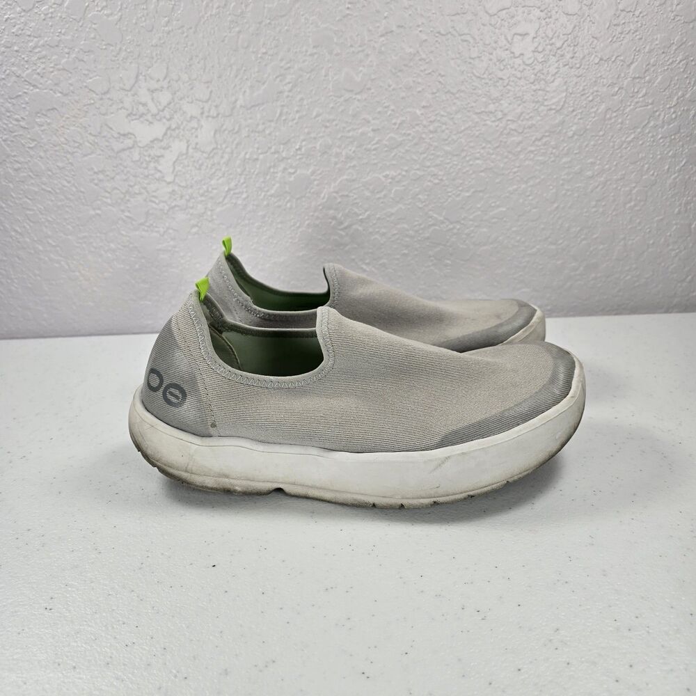 Oofos OOmg EeZee Low Recovery Shoes Womens 9 Gray Comfort Slip On